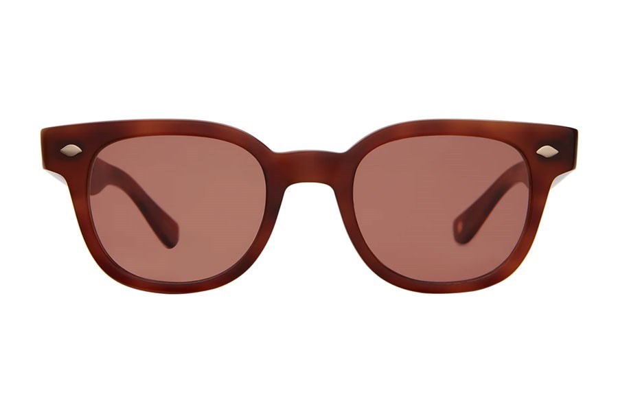 Garret Leight Canter Unisex Güneş Gözlüğü Vintage Burnt Tortoise/Pure Ro