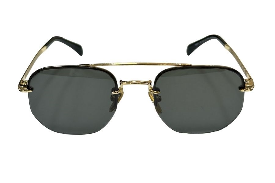 Katsuo Unisex Güneş Gözlüğü Gold Füme