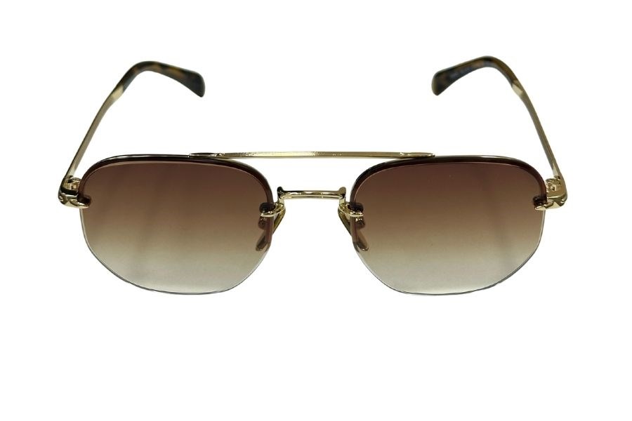 Katsuo Unisex Güneş Gözlüğü Gold Kahve Degrade