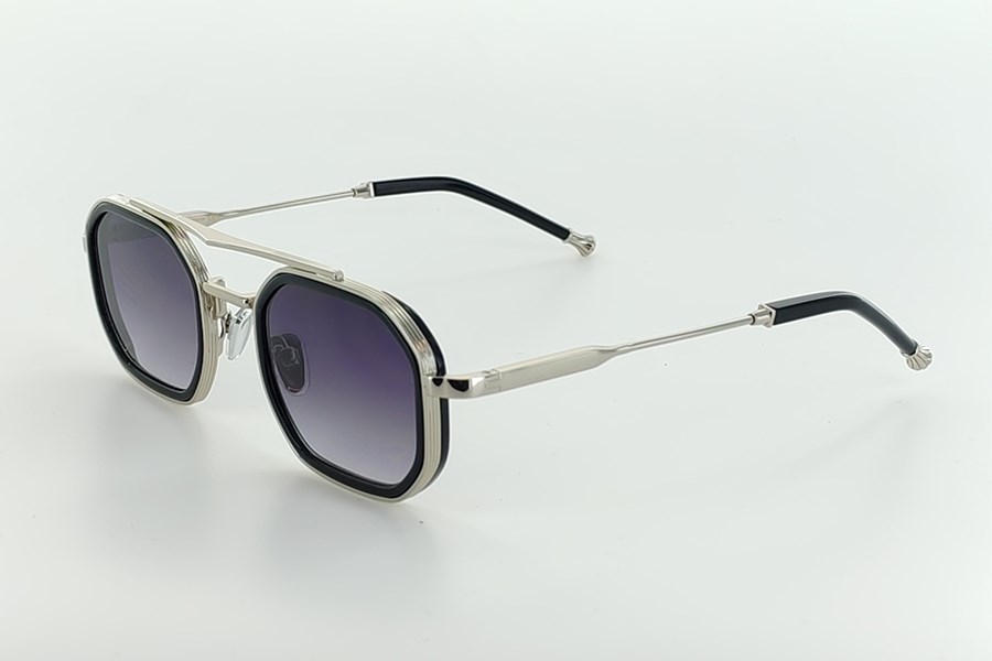 Katsuo Unisex Güneş Gözlüğü Silver Füme Degrade