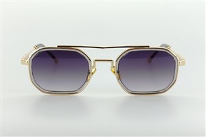 Katsuo Unisex Güneş Gözlüğü Siyah Gold Füme Degrade