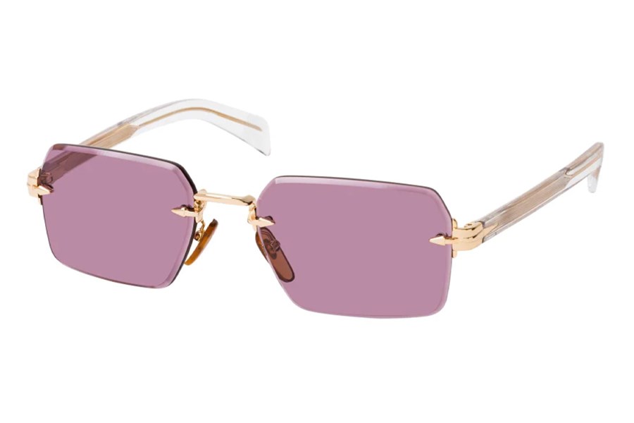 Katsuo Unisex Güneş Gözlüğü Şeffaf Mor