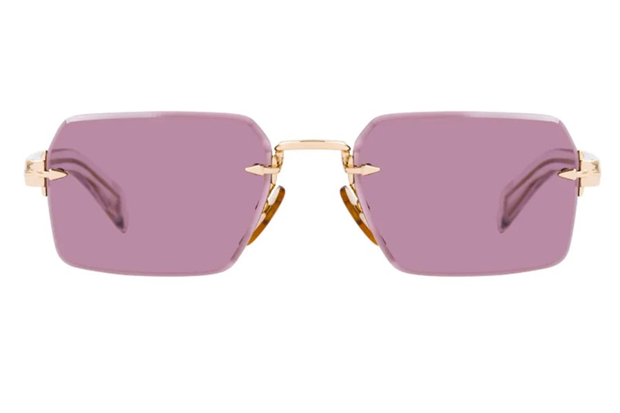 Katsuo Unisex Güneş Gözlüğü Şeffaf Mor
