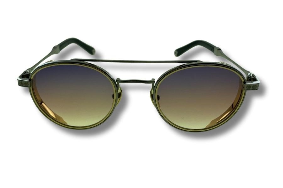 Katsuo DW1191 Unisex Güneş Gözlüğü C1 Mor Sarı Degrade