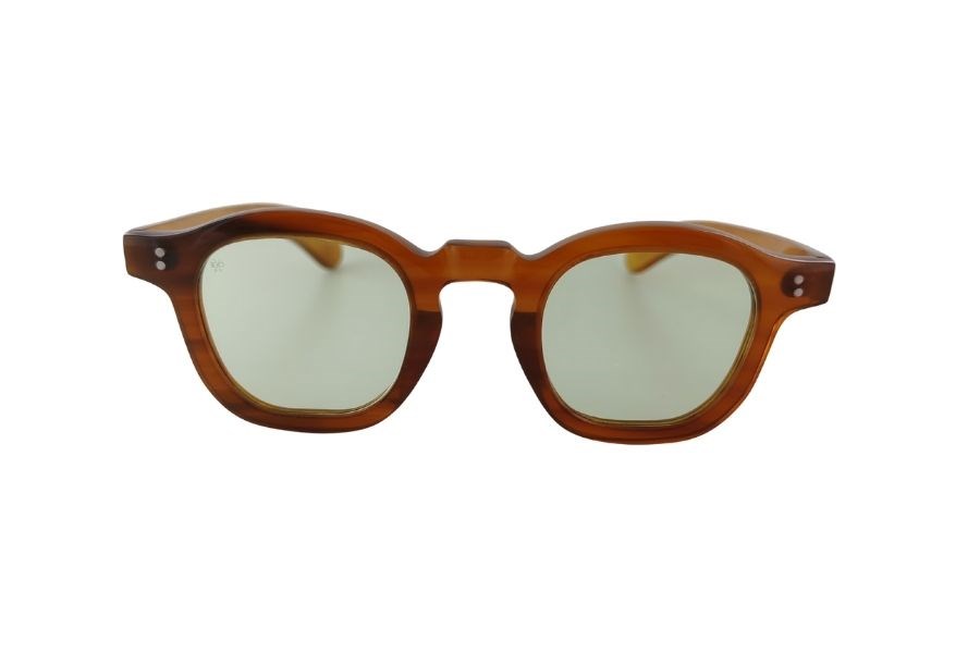 Katsuo Horn 1 Unisex Güneş Gözlüğü Sarı Yeşil