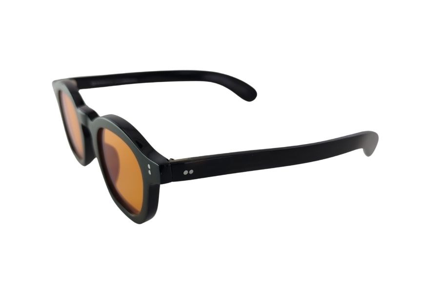 Katsuo Horn 1 Unisex Güneş Gözlüğü Siyah Turuncu