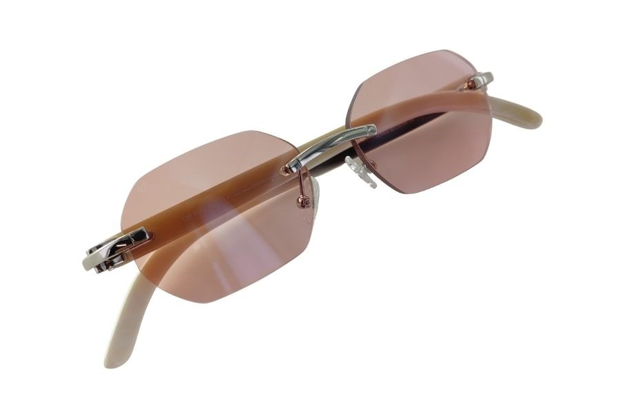 Katsuo Horn 4  Unisex Güneş Gözlüğü Pembe