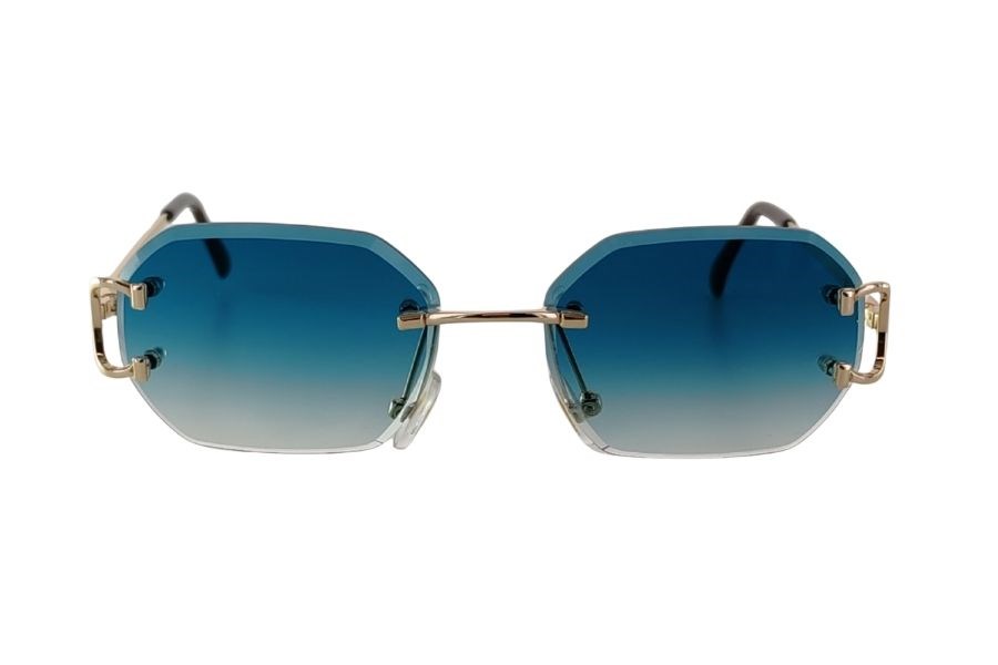 NYOKO Exclusive Bizote Güneş Gözlüğü Petrol Yeşili Degrede