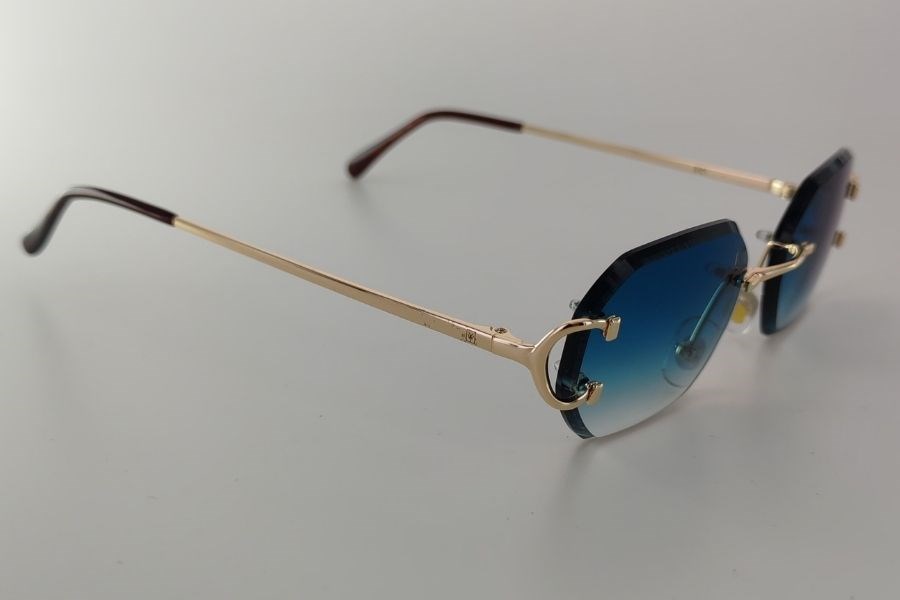 NYOKO Exclusive Bizote Güneş Gözlüğü Petrol Yeşili Degrede