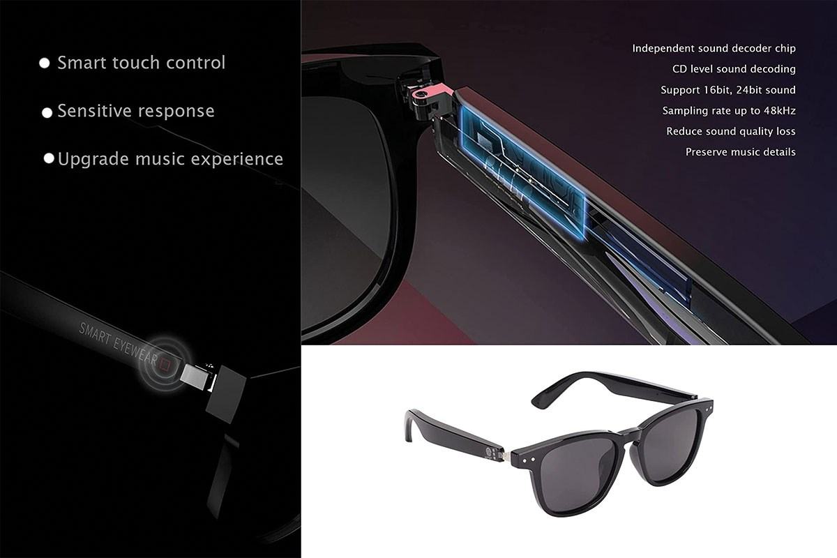 Smart Eyewear Unisex Güneş Gözlüğü Black