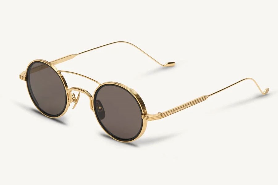 Vanity Effect Lucas Unisex Güneş Gözlüğü Shıny Yellow Gold/Black